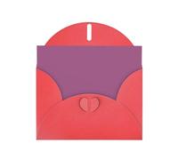 YYHWHJDE Red Greeting Card Solid color grape red Prints for Christmas, Children's Birthday, Valentine's Day, and Party Invitation