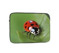 YYHWHJDE Red Ladybug Pattern Shockproof Portable Laptop 12 inch Sleeve Bag for Men and Women - Ideal for Business Travel, School, and Daily Use