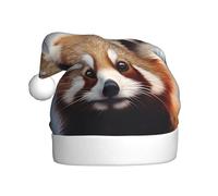 YYHWHJDE Red panda Christmas Hat for Adult – Festive Party Decoration, Soft and Durable Material