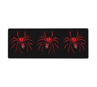 YYHWHJDE Red Spider Devil Prints Extra Large Mouse pad Mousepad 12x31.5in for Office Gaming Learning