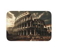 YYHWHJDE Remains of The Roman Colosseum Picture Anti Slip and Thickened Floor mat Suitable for bathrooms, bedrooms, Washable Carpet Floor mats 16X24 in