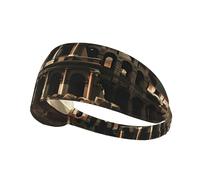 YYHWHJDE Remains of The Roman Colosseum Picture Sports Headband for Women Sweat Proof Bandeau Summer Elastic Band