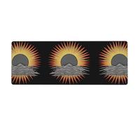 YYHWHJDE Rising Sun of Mt. Prints Extra Large Mouse pad Mousepad 12x31.5in for Office Gaming Learning