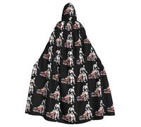 YYHWHJDE Robot getting off the car Picture Halloween Adult Hooded Cloak for Role-Playing, Costumes, and Theme Parties