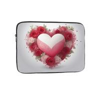 YYHWHJDE Romantic Heart Prints Protective Shockproof Portable Laptop Sleeve Case 10 inch for Men and Women Business Travel, and Office Daily Use