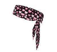 YYHWHJDE Romantic Valentine's Day bubbles Prints Sports Double-Sided Headscarf for Women and Men Adjustable for All Head Circumferences