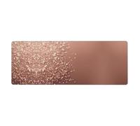 YYHWHJDE Rose Gold Glitter Pattern Extra Large Mouse Pad, Computer Office Anti Slip Gaming Keyboard Thickened Version 12x31.5in