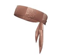 YYHWHJDE rose gold glitter Prints Sports Double-Sided Headscarf Quick Drying, Moisture Wicking for Women, Girls, and Men