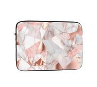 YYHWHJDE Rose Gold Marble Prints Protective Shockproof Portable Laptop Sleeve Case 10 inch for Men and Women Business Travel, and Office Daily Use
