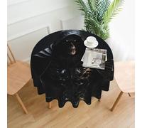 YYHWHJDE Round Decorative Tablecloth 60in Grim-Reaper Pattern Waterproof, Washable, and Reusable for Dining, Coffee, Picnic, Wedding, Party
