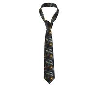 YYHWHJDE Sailing boat on the sea Pattern Men's Necktie for Business, Daily Wear, Work, Birthdays, Weddings, Parties, Banquets Easy Care 57X3.1 In