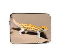 YYHWHJDE Sand Leopard Gecko Printing Portable Laptop Sleeve Case 13 inch Shockproof Bag for Men and Women Business Travel, and Office Daily Use