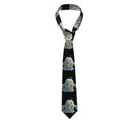 YYHWHJDE Scary ghost pumpkin Prints Men's Necktie Soft & Comfortable, Non-Deforming, Fade-Resistant, Durable (57X3.1 inch)