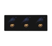 YYHWHJDE Scary Pumpkin and Black Crow Prints Extra Large Mouse pad Mousepad 12x31.5in for Desktop Computers, laptops, Personal Computers