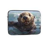 YYHWHJDE Sea Otter Printing Portable Laptop Sleeve Case 17 inch Shockproof Bag for Men and Women Business Travel, and Office Daily Use