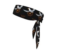 YYHWHJDE Seagull at The Helm Prints Sports Headscarf, Casual Headband, Elastic, Sweat Absorbing, Adjustable, Anti Slip
