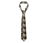 YYHWHJDE Shark in the Sea Pattern Men's Necktie for Business, Daily Wear, Work, Birthdays, Weddings, Parties, Banquets Easy Care 57X3.1 In