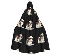 YYHWHJDE Shih Tzu Dog Prints Hooded Cloak - Oversized Costume Throw, Soft Cosplay Layer