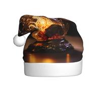 YYHWHJDE Shining oil lamp Printing Christmas Hat Durable for Adult for Halloween, Christmas, New Year