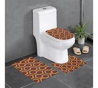 YYHWHJDE Shining Overlook Prints 3 Piece Bathroom Rugs Set 24x16in - Plush Flannel Floor Throw for Spa-Like Comfort & Easy Cleaning