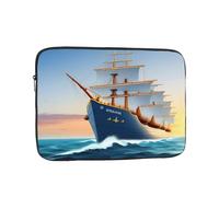 YYHWHJDE Ship Ocean Prints Protective Shockproof Portable Laptop Sleeve Case 17 inch for Men and Women Business Travel, and Office Daily Use