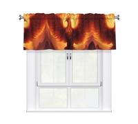 YYHWHJDE Short Curtains with Valance Rod 54x18in beautiful phoenix Prints for Kitchen, Bathroom, bedroom, Studio, Fits Most Standard or Decorative Curtain Rods