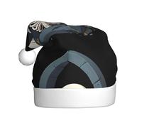 YYHWHJDE Skeleton crawling out of the grave Prints Christmas Hat for Adult quality festive accessory crafted soft, lightweight