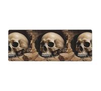 YYHWHJDE Skull In The Pit Prints Extra Large Mouse Pad Strong Adhesion, Durable, Precise Locking Edge 12x31.5in