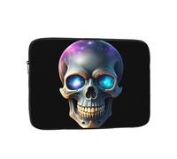 YYHWHJDE Skull on The Galaxy Prints Protective Shockproof Portable Laptop Sleeve Case 17 inch for Men and Women Business Travel, and Office Daily Use