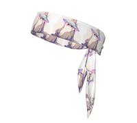 YYHWHJDE Sloth Wearing A Hatt Prints Sports headscarf, sweat absorbing and breathable, motion headband, double-sided kerchief