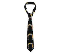 YYHWHJDE Small animal balloon arch Pattern Men's Necktie for Business, Daily Wear, Work, Birthdays, Weddings, Parties, Banquets Easy Care 57X3.1 In