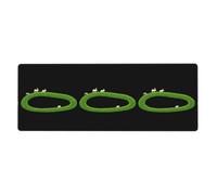 YYHWHJDE Small Animals on Green Grass Road Prints Extra Large Mouse pad Mousepad Computer Office Gaming Keyboard Thickened Version 12x31.5in