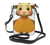 YYHWHJDE Small Cell Phone Purse 7.6x4.9in Cute Cartoon Cow Pattern Leather Crossbody Flap Phone Case For Women, Perfect For Walking, Camping