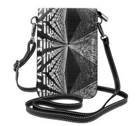YYHWHJDE Small Cell Phone Purse 7.6x4.9in Equation Symbols Picture Leather Crossbody Flap Phone Case For Women, Perfect For Walking, Camping Black