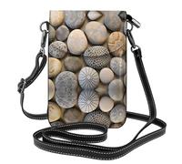 YYHWHJDE Small Cell Phone Purse 7.6x4.9in Petoskey Stone Pattern Leather Crossbody Flap Phone Case For Women, Perfect For Walking, Camping