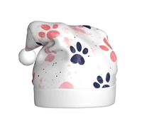 YYHWHJDE Small footprints Prints Christmas Hat for Adult quality festive accessory crafted soft, lightweight