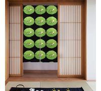 YYHWHJDE Small turtle perched on a lotus leaf Pattern Curtain two Pieces Spliced 34x56in Fabric curtains, room dividers Fabric, Smooth & Not Easily Wrinkled