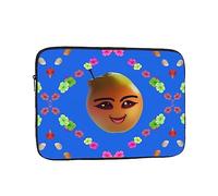 YYHWHJDE Smiley Yellow Pear Picture Shockproof Portable Laptop Sleeve Case 10 inch for Men and Women Business Travel, School, and Office Daily Use