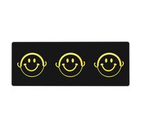 YYHWHJDE Smiling Towards The Future Picture Extra Large Mouse Pad, Computer Office Anti Slip Gaming Keyboard Thickened Version 12x31.5in