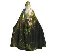 YYHWHJDE snake Picture Halloween Adult Hooded Cloak for Role-Playing, Costumes, and Theme Parties