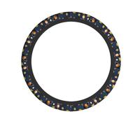 YYHWHJDE Solar System Planets Prints Steering Wheel Cover - Quality Neoprene Auto Accessories for Comfortable Grip, Durable Protection, & Stylish Interior Enhancement