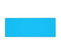 YYHWHJDE Solid Color Light Blue Pattern Extra Large Mouse Pad Strong Adhesion, Durable, Precise Locking Edge 12x31.5in
