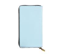 YYHWHJDE Solid Color Small Fresh Printing Quality Leather Long Clutch Wallet Designed for Fashion Girls and Women Stylish 7.48 x 4.13 in