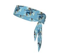 YYHWHJDE Solitary Monkey Jumping Prints Sports Double-Sided Headscarf for Women and Men Adjustable for All Head Circumferences