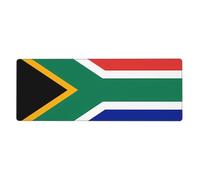 YYHWHJDE South Africa Flag Pattern Extra Large Mouse Pad Strong Adhesion, Durable, Precise Locking Edge 12x31.5in
