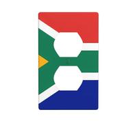 YYHWHJDE South Africa Flag Picture Double Socket Wall Panel Decorative is Durable and Suitable for Socket Light Switch Accessories 4.5x2.76in