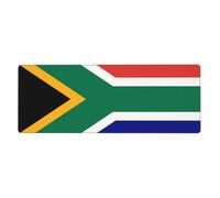 YYHWHJDE South African Flag Picture Extra Large Mouse Pad, Computer Office Anti Slip Gaming Keyboard Thickened Version 12x31.5in
