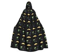 YYHWHJDE Sowing The Joy Of Spring Picture Halloween Adult Hooded Cape Cloak No Zipper, Comfortable For Costume Parties