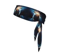 YYHWHJDE Space Planet Earth Prints Sports Double-Sided Headscarf for Women and Men Adjustable for All Head Circumferences