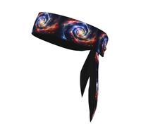 YYHWHJDE Space Spiral Cosmic Energy Pattern Sports Double-Sided Headscarf Quick Drying, Moisture Wicking for Women, Girls, and Men